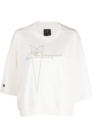 Rick Owens T-shirt Tommy con ricamo