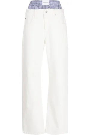 Alexander Wang Pantaloni dritti con design a strati