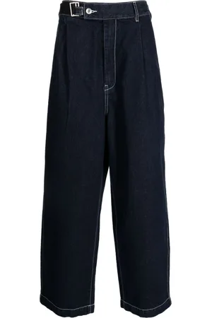 FIVE CM Jeans ampi con chiusura decentrata