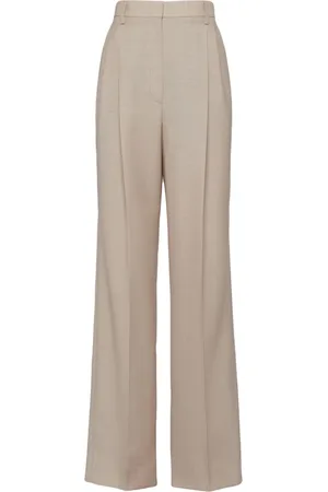 Prada Pantaloni a vita alta con pieghe