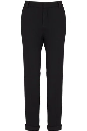 Balmain Pantaloni affusolati a vita alta