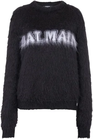 Balmain Maglione con effetto jacquard