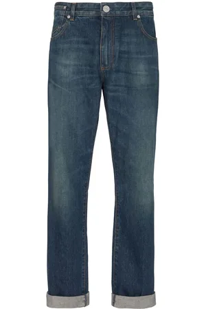Balmain Jeans dritti Vintage con logo