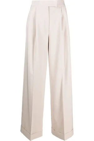 D.EXTERIOR Pantaloni svasati con pieghe