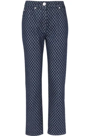Balmain Jeans crop con monogramma