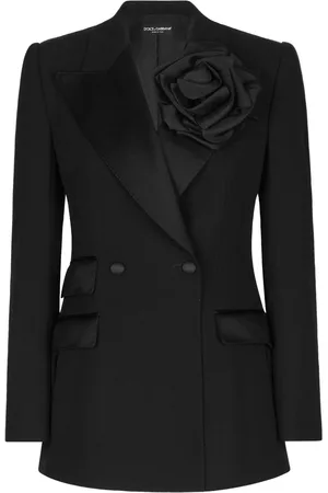 Dolce & Gabbana Blazer doppiopetto con applicazione