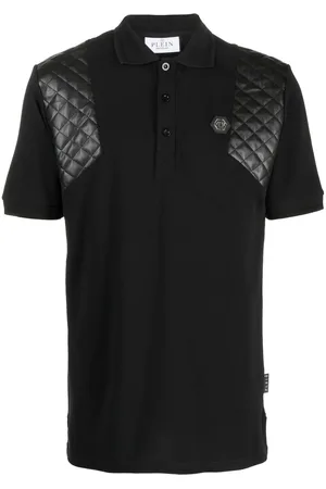 Philipp Plein Polo con strass Skull & Bones