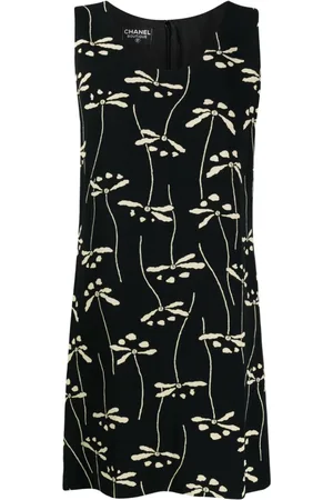 CHANEL Abito a fiori Pre-owned anni 
