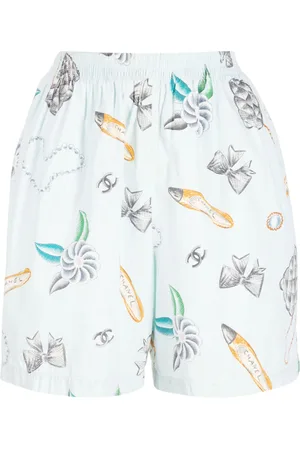 CHANEL Shorts a vita alta Pre-owned anni 