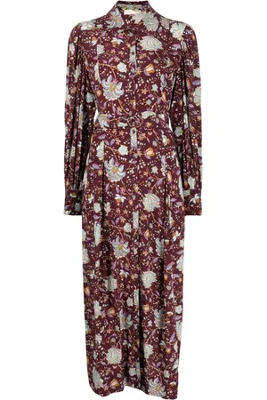 ULLA JOHNSON Abito Athena con stampa