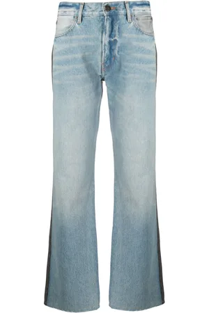 Gauchere Jeans dritti bicolore