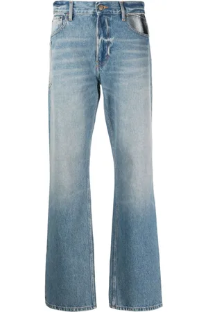 Gauchere Jeans dritti con dettaglio cut-out