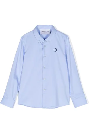 Trussardi Camicia con ricamo logo