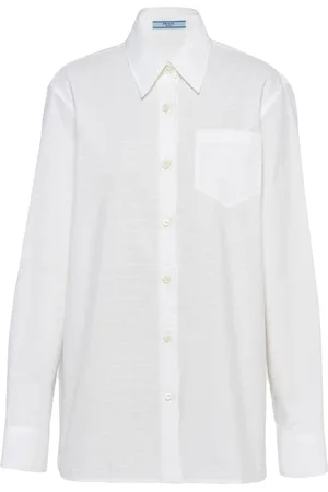 Prada Camicia con effetto jacquard