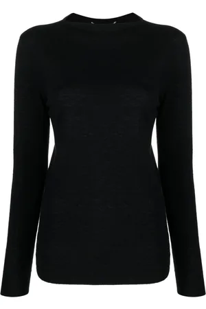tibi Long-sleeved jersey T-shirt