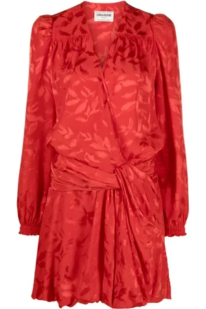 Zadig & Voltaire Abito corto a fiori jacquard