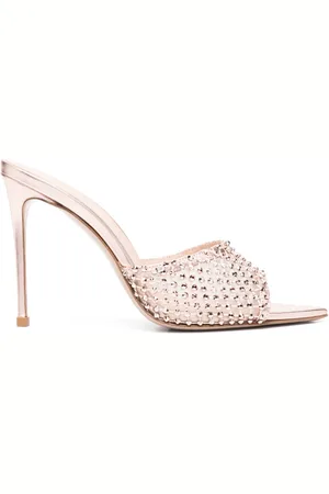LE SILLA Gilda 110mm crystal-embellished mules