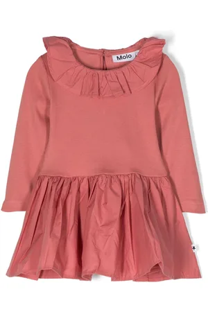 Molo Ruffle-detailing cotton dress