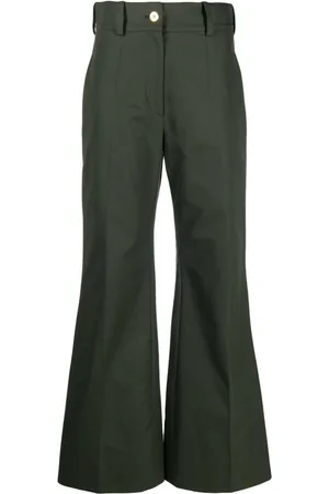 Patou Pantaloni svasati con ricamo