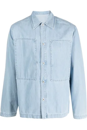 Kenzo Camicia denim con applicazione