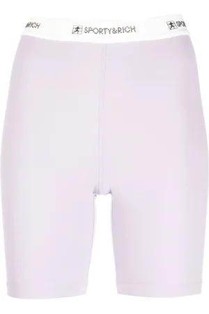 Sporty & Rich Shorts con banda logo