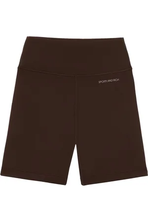 Sporty & Rich Shorts biker con stampa
