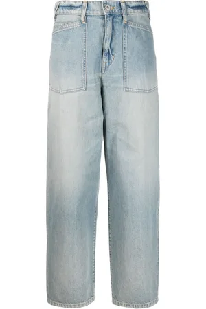 Kenzo Jeans crop a gamba ampia