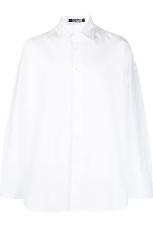 RAF SIMONS Camicia con dettaglio in rete
