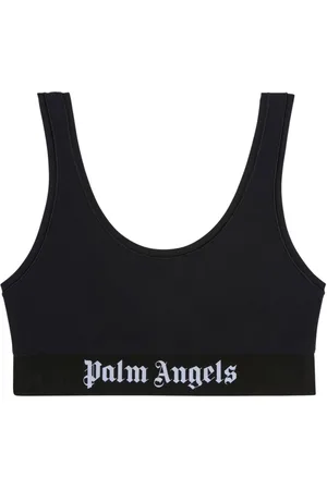Palm Angels Reggiseno sportivo con stampa