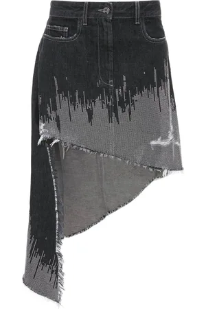 J.W.Anderson Gonna denim asimmetrica