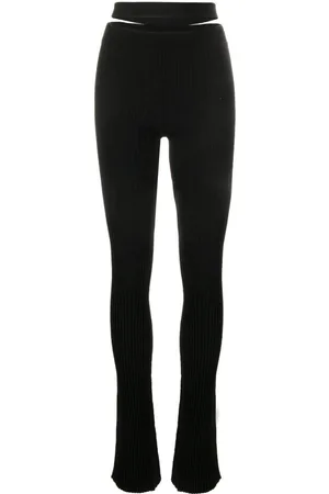 ANDREADAMO Pantaloni svasati con cut-out