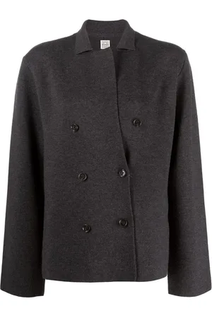 Totême Blazer monopetto con motivo pied-de-poule