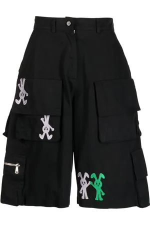Natasha Zinko Shorts con ricamo