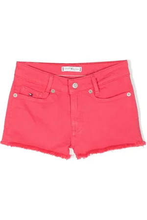 Tommy Hilfiger Shorts denim con orlo sfrangiato