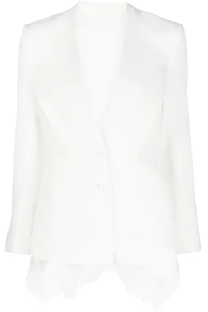 Simkhai Blazer con orlo in pizzo