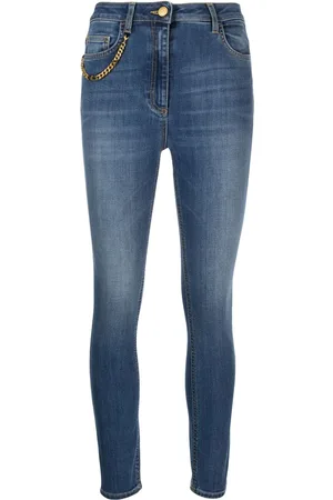 Elisabetta Franchi Jeans skinny a vita media