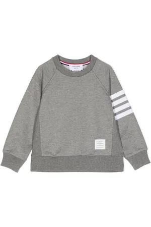 Thom Browne Felpa con dettaglio a righe
