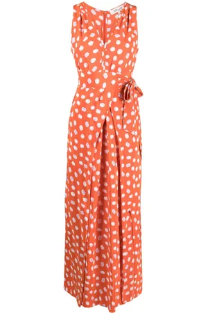 Diane von Furstenberg Abito lungo Pooja con stampa