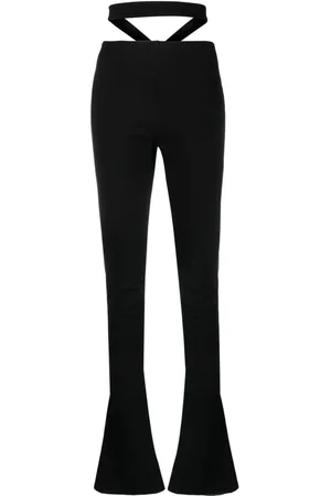 ANDREADAMO Pantaloni svasati con dettaglio cut-out