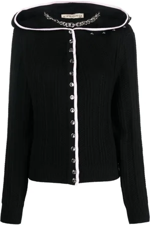 Y / PROJECT Cardigan Evergreen con ruches