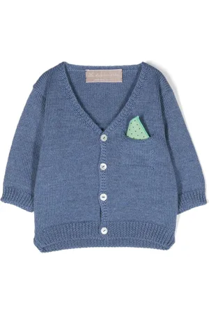 LA STUPENDERIA V-neck button-down cardigan