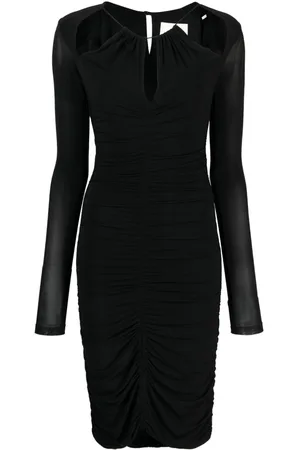 Isabel Marant Abito midi Logane con dettaglio cut-out