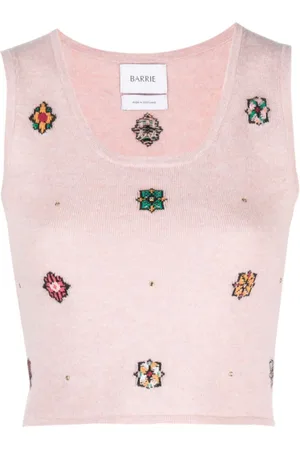 Barrie Top crop a fiori