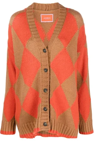 La DoubleJ Cardigan a rombi