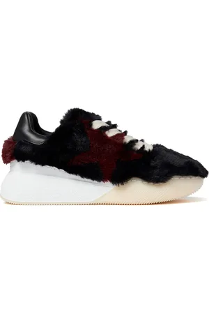 Stella McCartney Sneakers Loop con finta pelliccia