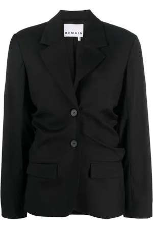 REMAIN Blazer monopetto con ruches