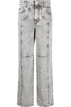 Marant Etoile Jeans dritti Valeria a vita media