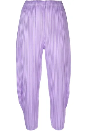 PLEATS PLEASE ISSEY MIYAKE Pantaloni Monthly Colori January plissettati