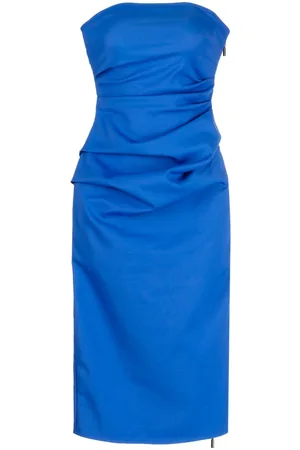 MATICEVSKI Ruched strapless dress