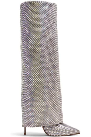 LE SILLA Stivali Gilda con cristalli 120mm